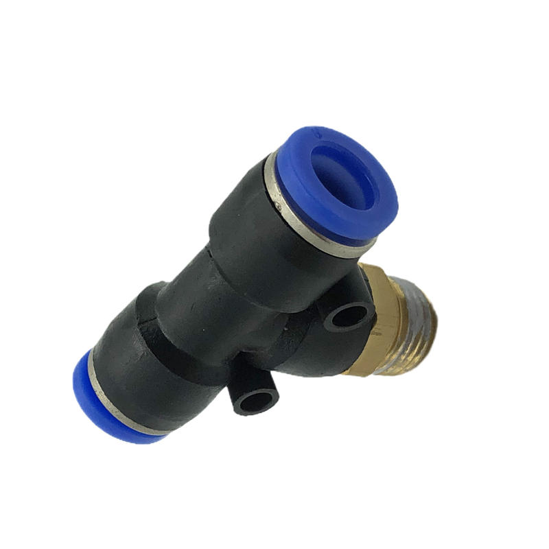 Joint Thread Positive Tee PB8-02 Gas Pipe Quick Insertion