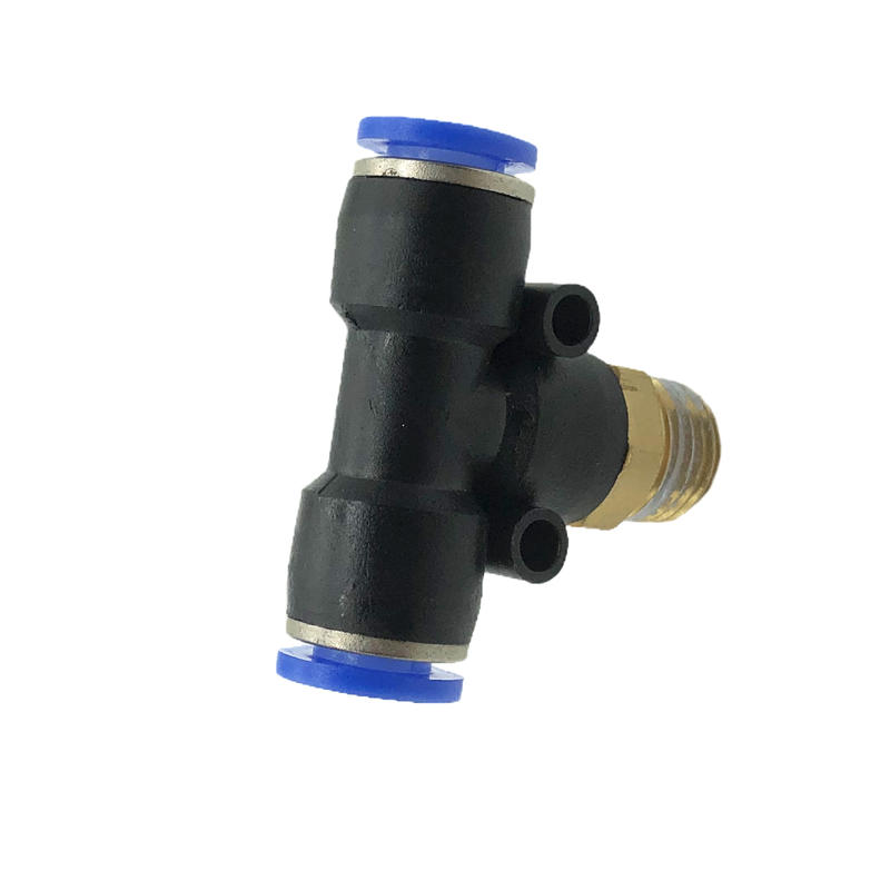 Joint Thread Positive Tee PB8-02 Gas Pipe Quick Insertion