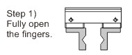 Parallel Opening And Closing Gripper MHF2
