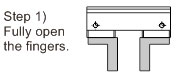 Parallel Opening And Closing Gripper MHF2