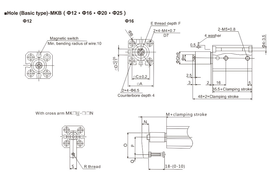 Pneumatic Rotary Actuator MK