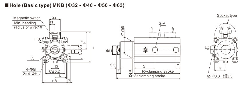 Pneumatic Rotary Actuator MK